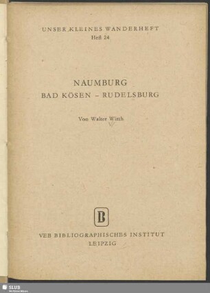 Naumburg, Bad Kösen, Rudelsburg