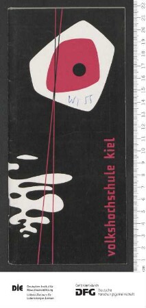 Programm 1. Trimester 1955