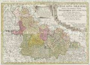 Ducatus Silesiae Tabula Geographica Prima Inferiorem eius Partem seu Nova Principatus