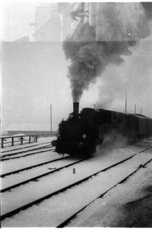 Hechingen, Lok 12 Zug 305 beim Rangieren