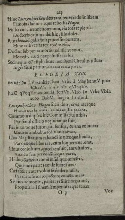 Elegeia XXIII.