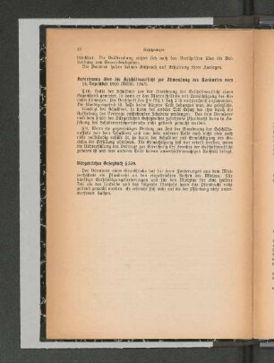 Verordnung über die Geschäftsaufsicht zur Abwendung des Konkurses vom 14. Dezember 1916.