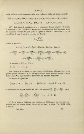 Studi sulla teoria delle coordinate triangolari e sulla Geometria analitica di un piano nello spazio.