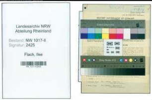 Entnazifizierung Ilse Flach , geb. 18.09.1914 (Mitinhaber)
