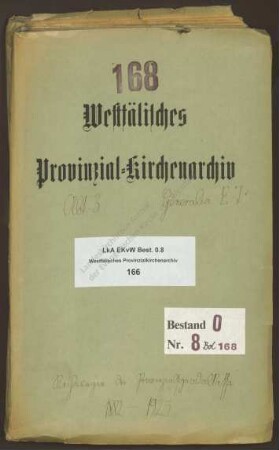 Rechnungen der Provinzial-Synodalkasse