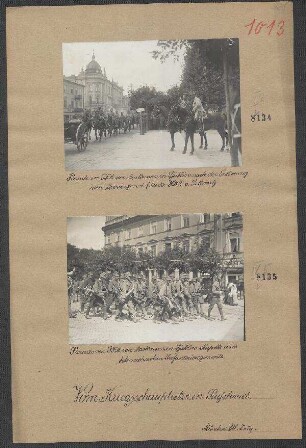 Parade von GFM von Mackensen in Lublin: Kapelle eines österreichischen Infanterieregiments