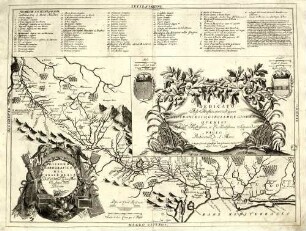 Disegno Idrografico Del Canale Reale Dell'Unione di due Mari In Lingua docca Descritto