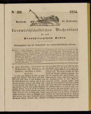No 39. 26. September. 1834