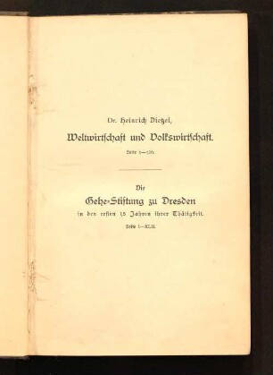 Weltwirtschaft und Volkswirtschaft