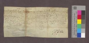Ablassbrief Papstes Innozenz' XII. für die Kirche zu Schliengen.