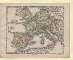West Europa um die Mitte des XVI: Jahrhundert's