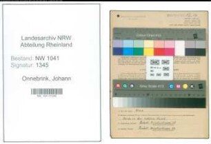 Entnazifizierung Johann Onnebrink , geb. 01.10.1895 (Angestellter)