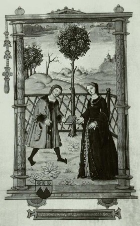 Sophokles, Electra (französische Prosaübersetzung, Dedikationsbild)