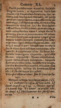 Sylloges Memorabilium Medicinae Et Mirabilium Naturae Arcanorum, Centuriae .... 11