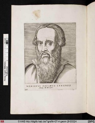 Marianus Socinus Senensis.