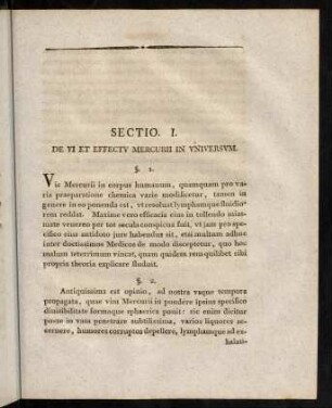 7-13, Sectio I