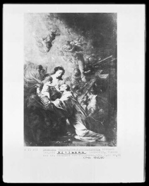 Vision des heiligen Bernhard von Clairvaux