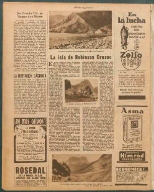 La isla de Robinson Crusoe