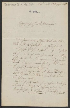 Brief an Friedrich Wilhelm Jähns : 14.08.1870