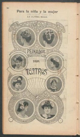 Peinados para teatros - [Ilustración] : Para la niña y la mujer - La última moda