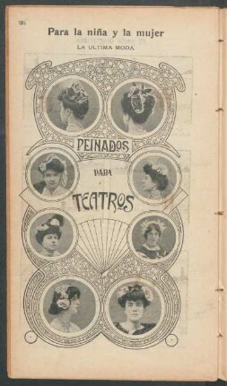 Peinados para teatros - [Ilustración] : Para la niña y la mujer - La última moda