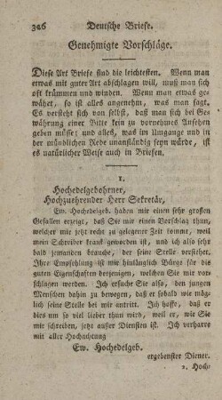 Genehmigte Vorschläge