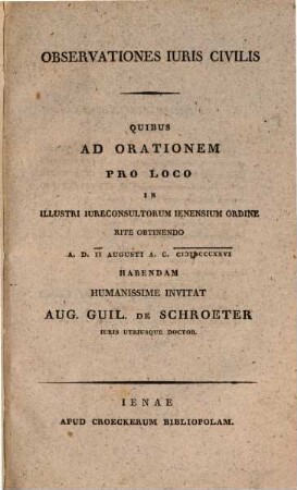 Observationes Iuris Civilis