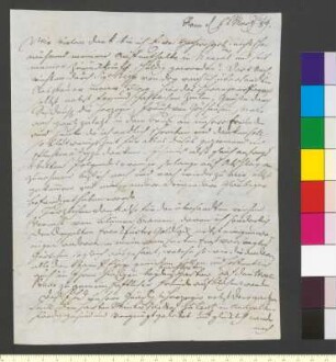 Brief von Reiffenstein, Johann Friedrich an Goethe, Johann Wolfgang von