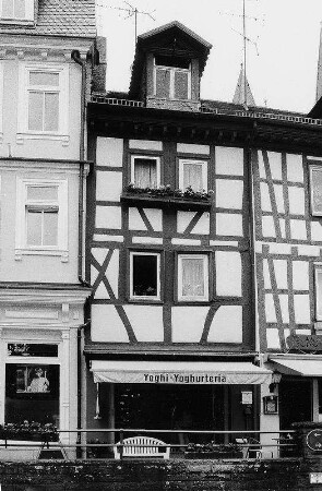 Wohnhaus, Fachwerk; Gelnhausen, Untermarkt 14