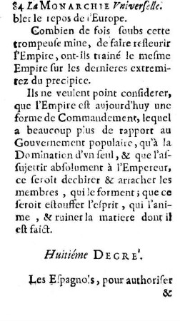 Huitiéme Degré.