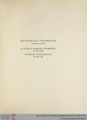 Mittwoch, den 7. November 1928