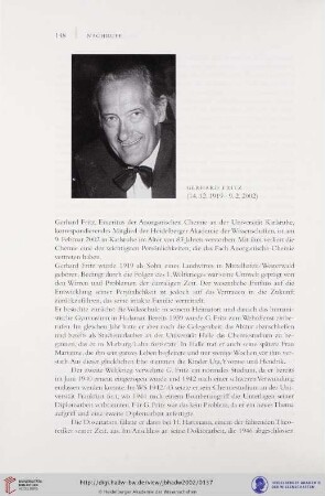 Gerhard Fritz (14.12.1919 - 9.2.2002)