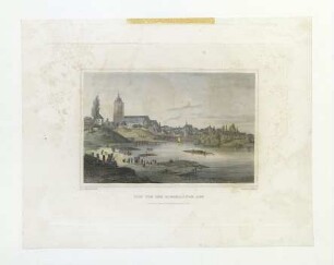 Ulm von Südwesten. Um 1840