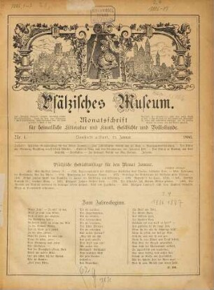 Pfälzisches Museum : Monatsschrift d. Historischen Vereins der Pfalz und des Vereins Historisches Museum der Pfalz. 3. 1886