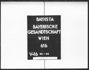 Besoldungserhöhung und Zurückberufung des Sekretärs Hayler