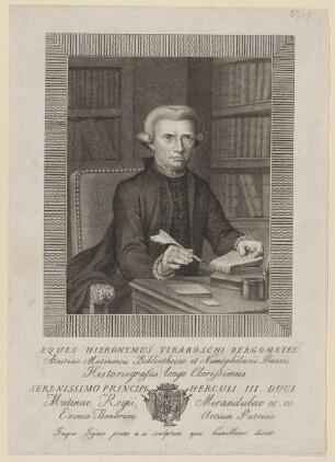 Bildnis des Hieronymus Tiraboschi Bergomates