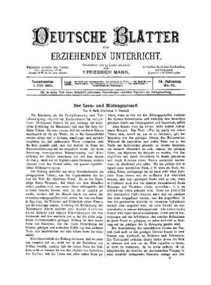 Der Lern- und Bildungsprozeß