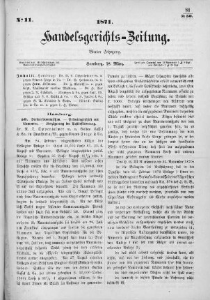 No. 11. 18. März 1871
