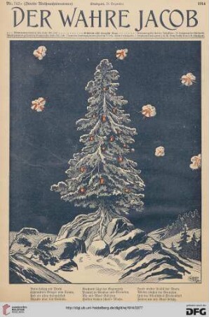 Nr. 742 (21. Dezember 1914) (Zweite Weihnachtsnummer)
