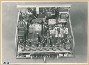 UKW Rundfunksender 8,25 KW Typ HF 2833 - Einschub ; Foto 1953