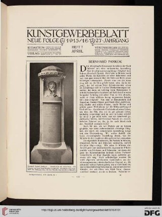 Heft 7 (April 1916)
