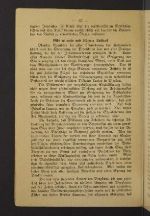 Gibt es mehr und billigere Kohlen?