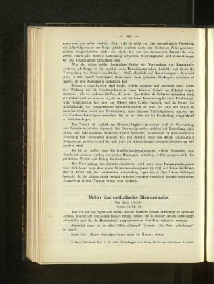 Ueber das ostindische Bienenwachs.