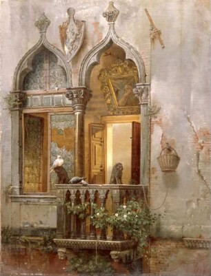 Fenster eine venezianischen Palastes