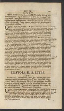 Epistola II. S. Petri.