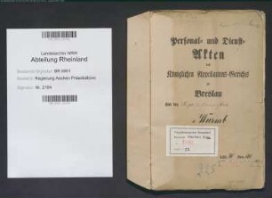 von Wurmb, Friedrich August Max, geb. 06.03.1835, Regierungrat.