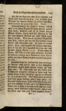 643-649, So sehr der Unglaube aller Zeiten hieraus, ...