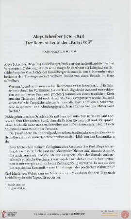 Aloys Schreiber (1761-1841)