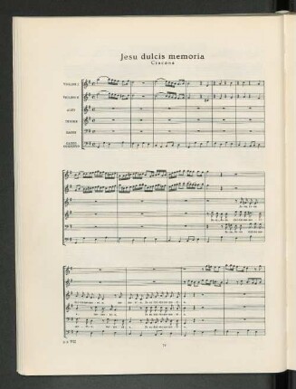 Jesu dulcis memoria Clacona
