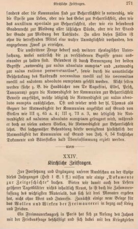 271-278 Kirchliche Zeitfragen